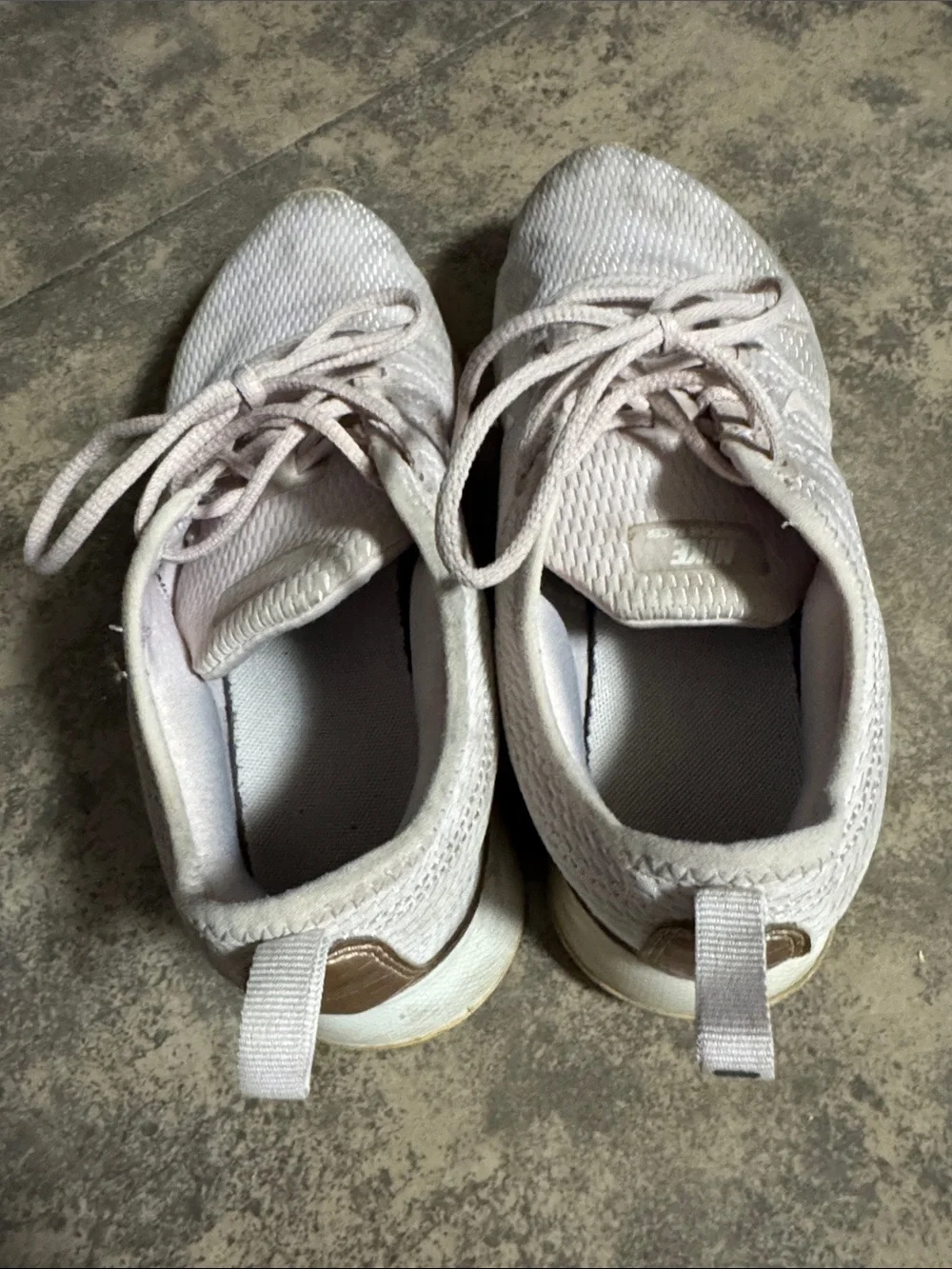 Nike Light Pink Mesh Running Sneakers